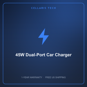 Cellaris 45W Dual-Port Car Charger