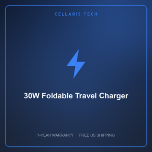 Cellaris 30W Foldable Travel Charger