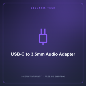 Cellaris USB-C to 3.5mm Audio Adapter